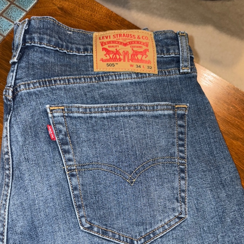 Levi's 505 Regular Fit Men's Blue Jeans